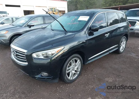 2013 Infiniti Jx35 z USA, uszkodzony, nr VIN 5N1AL0MNXDC309055